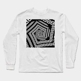 Letter B, the pattern 2 Long Sleeve T-Shirt